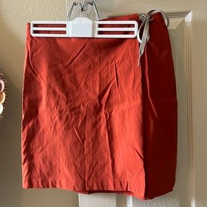 Athletic Skirt In Rust